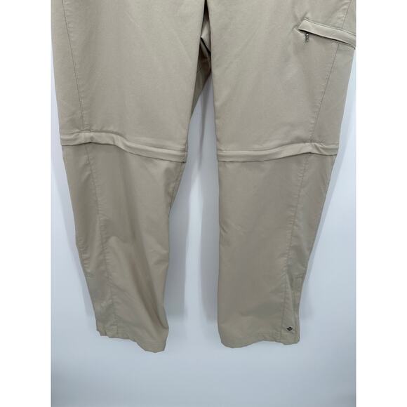 Columbia Women 12S Saturday Trail II Convertible Stretch Pants British Tan Khaki - Picture 5 of 13